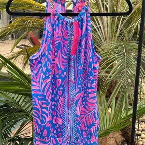 Lilly Pulitzer NWT Bowen top in Pundy Blue with chain neck Small